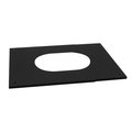 Integra Miltex Selkirk Corporation 6T-PCPAJ 6 Inch  Ultra-Temp Pitched Ceiling Plate  Adjustable 77921